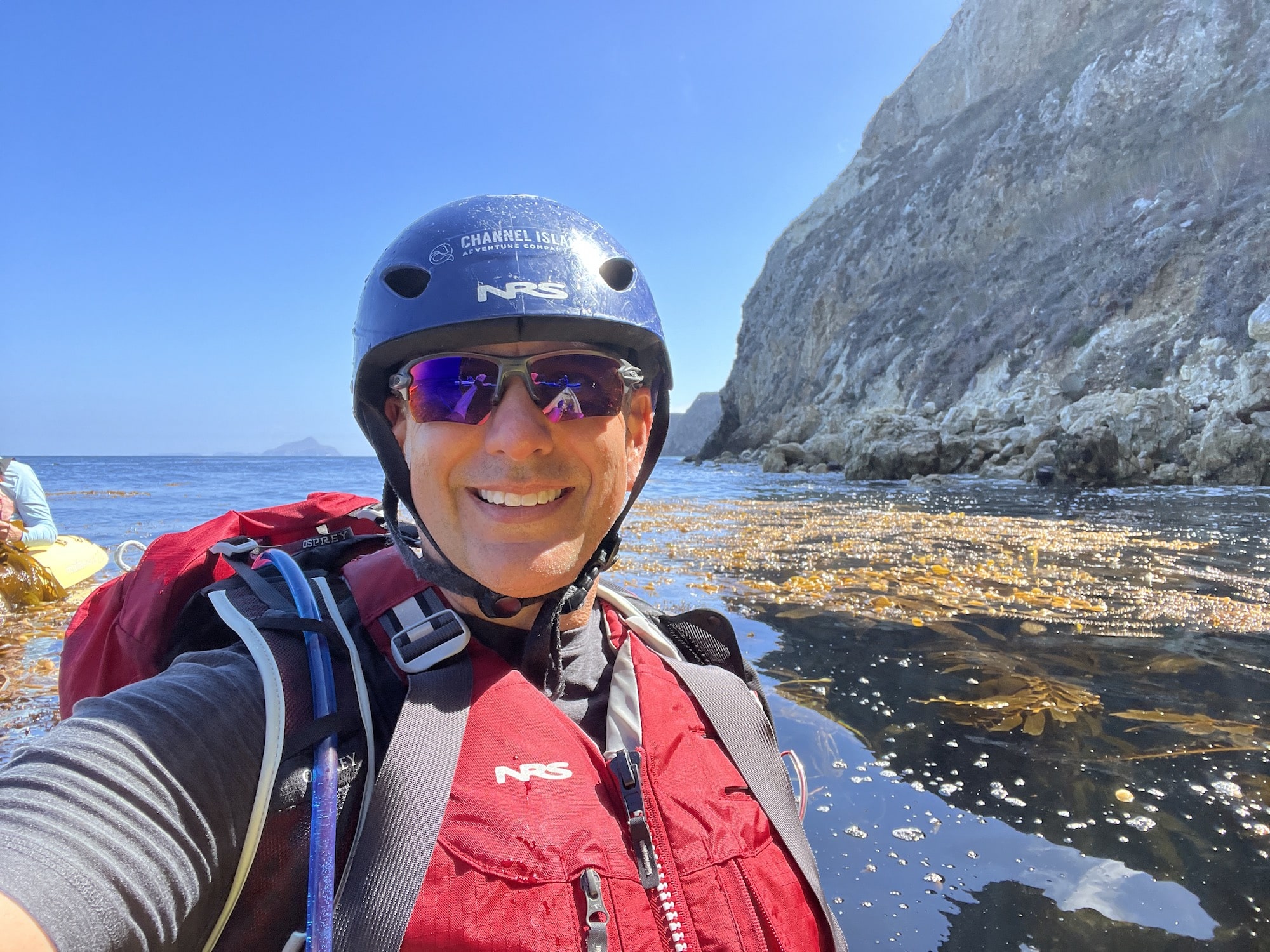 joe at santa cruz island