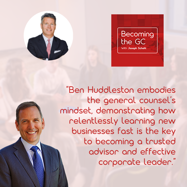 Becoming the GC - Joseph Schohl | Ben Huddleston | Hands-On Leadership