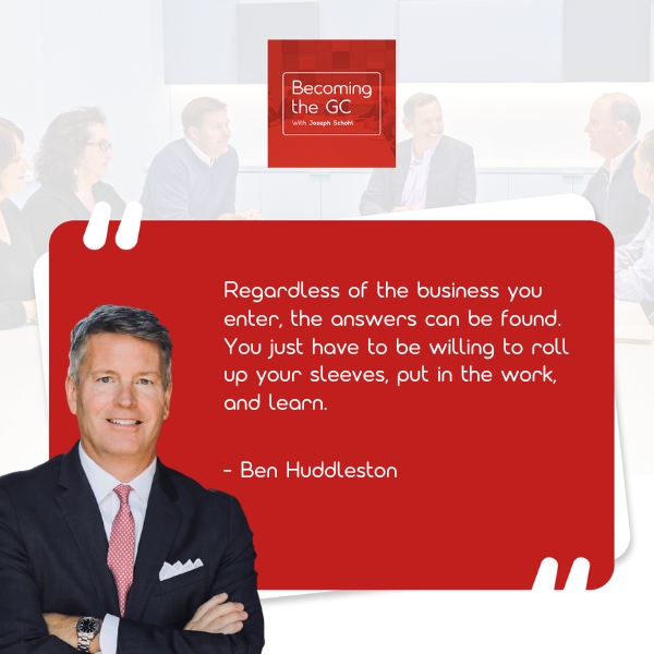 Becoming the GC - Joseph Schohl | Ben Huddleston | Hands-On Leadership